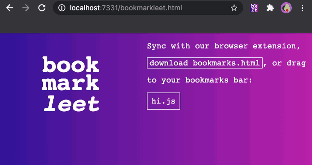Dragging bookmarklets